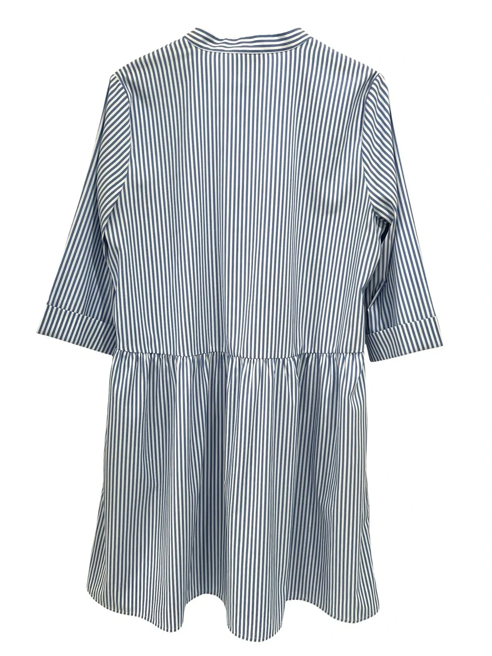 Tuckernuck Blue Stripe Royal Shirt Dress Preppy Classic Spring Summer - XL - Picture 7 of 14